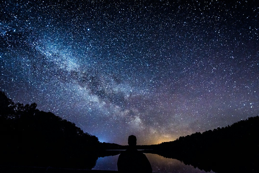 astronomer observing stars