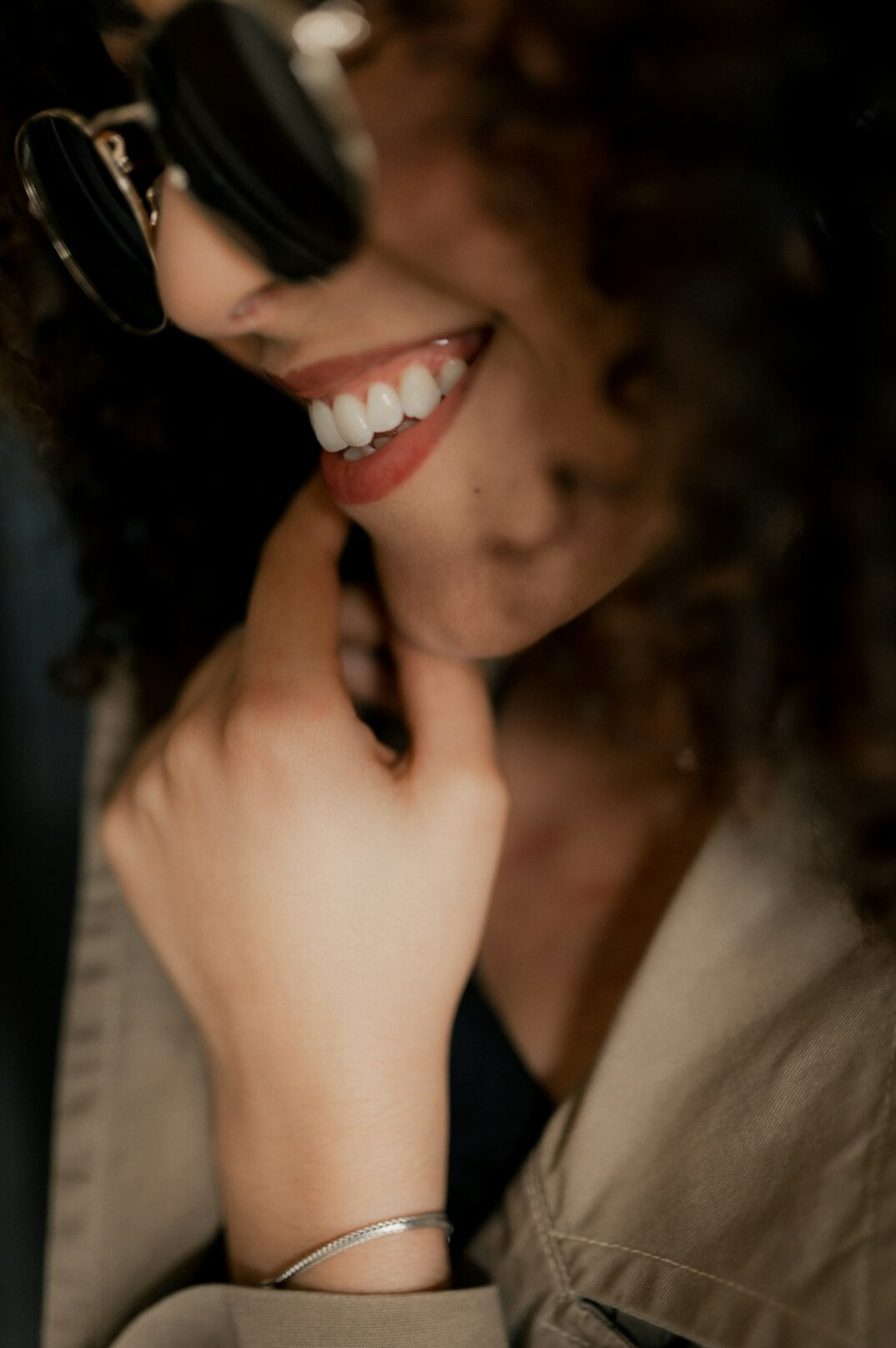 Portrait of a Portuguese woman in her thirties, professional attire