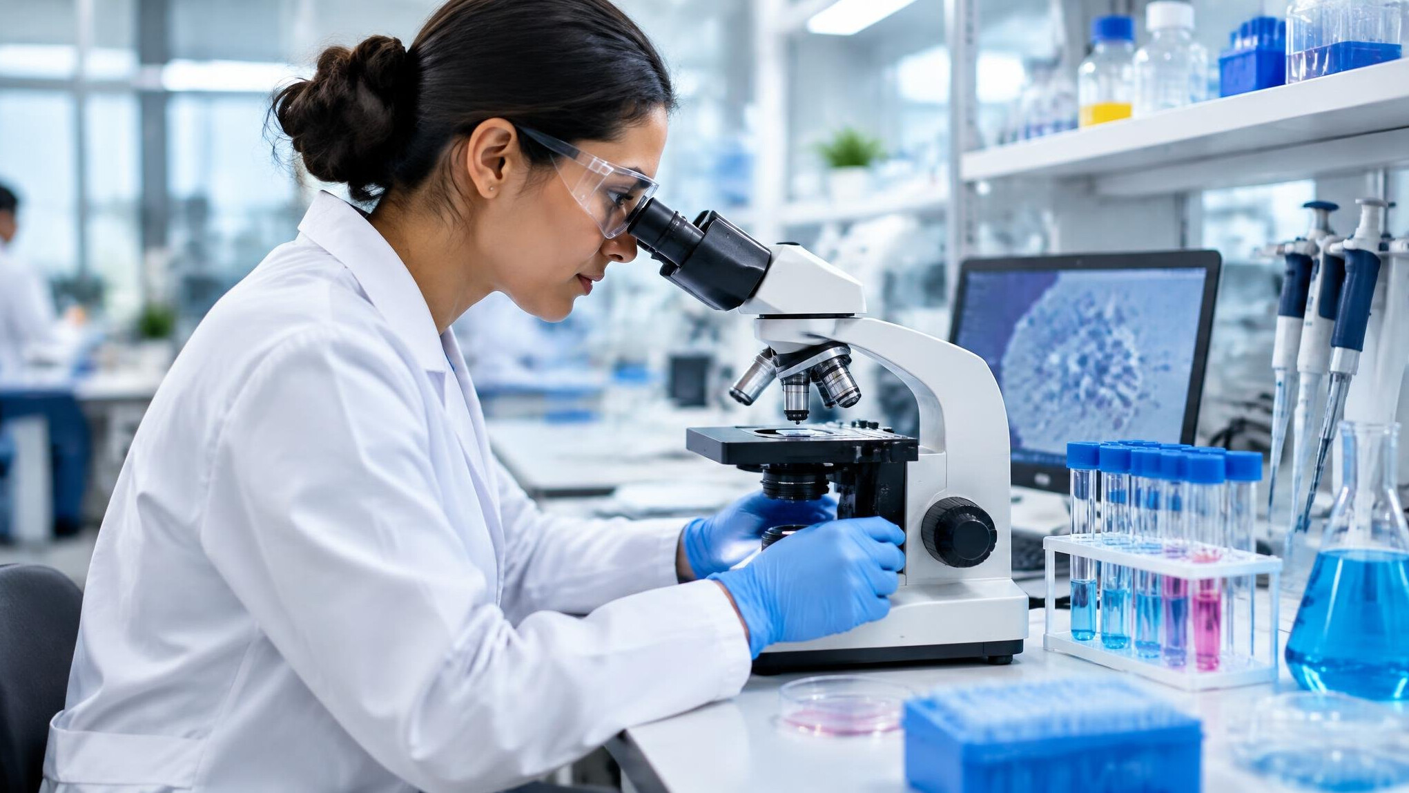 scientist in laboratory