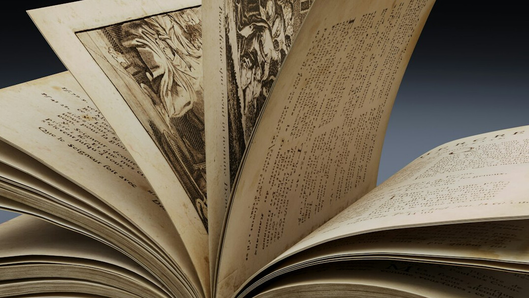 ancient history book open