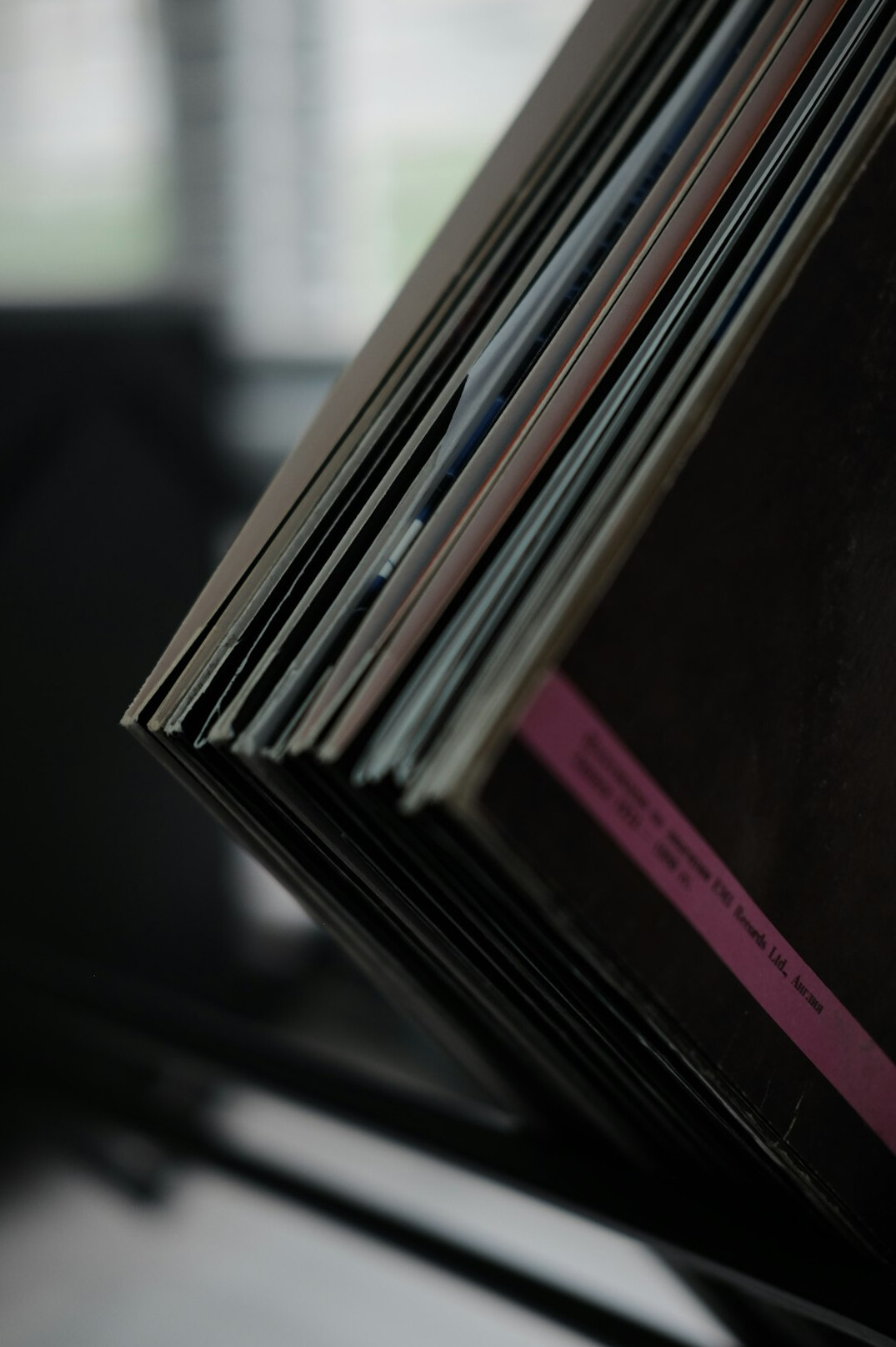Close-up of printed reports and files on a desk
