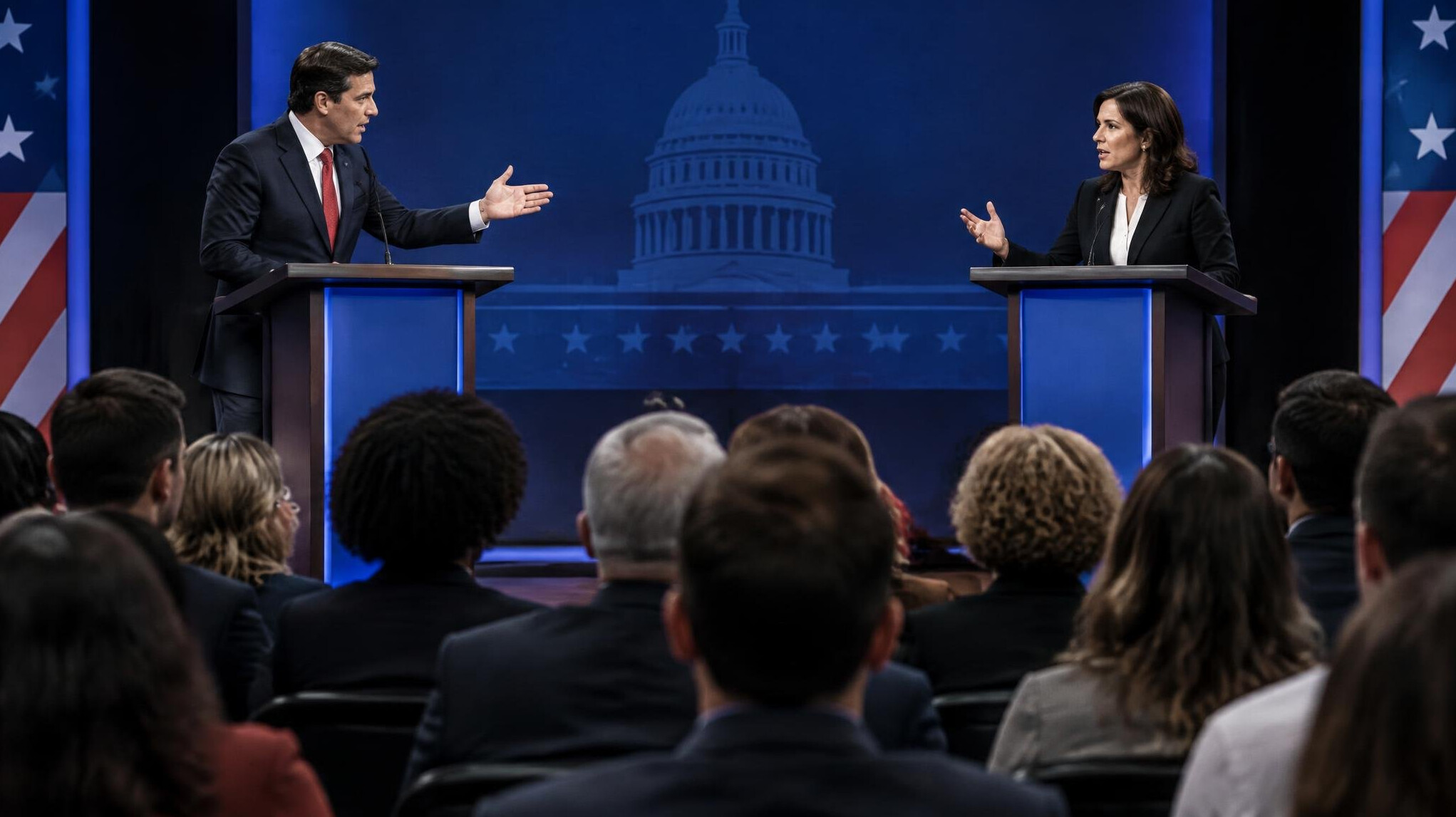 public debate stage